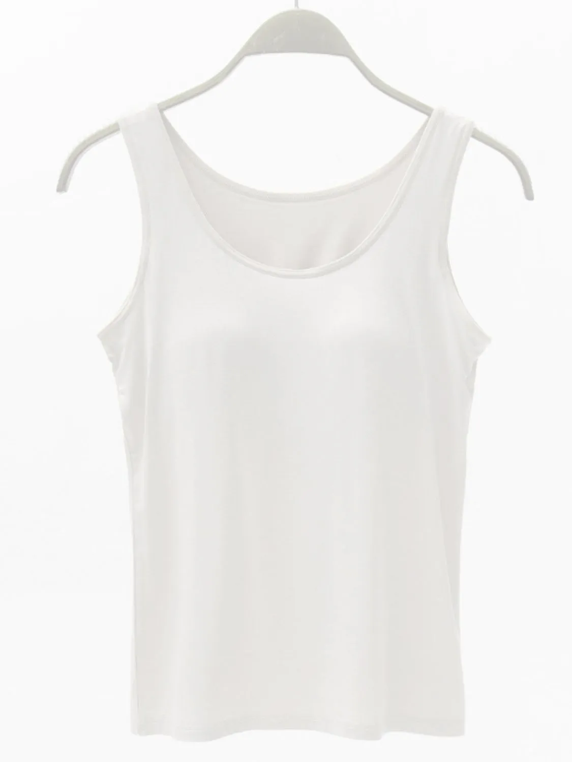 Wide Strap Modal Tank with Bra