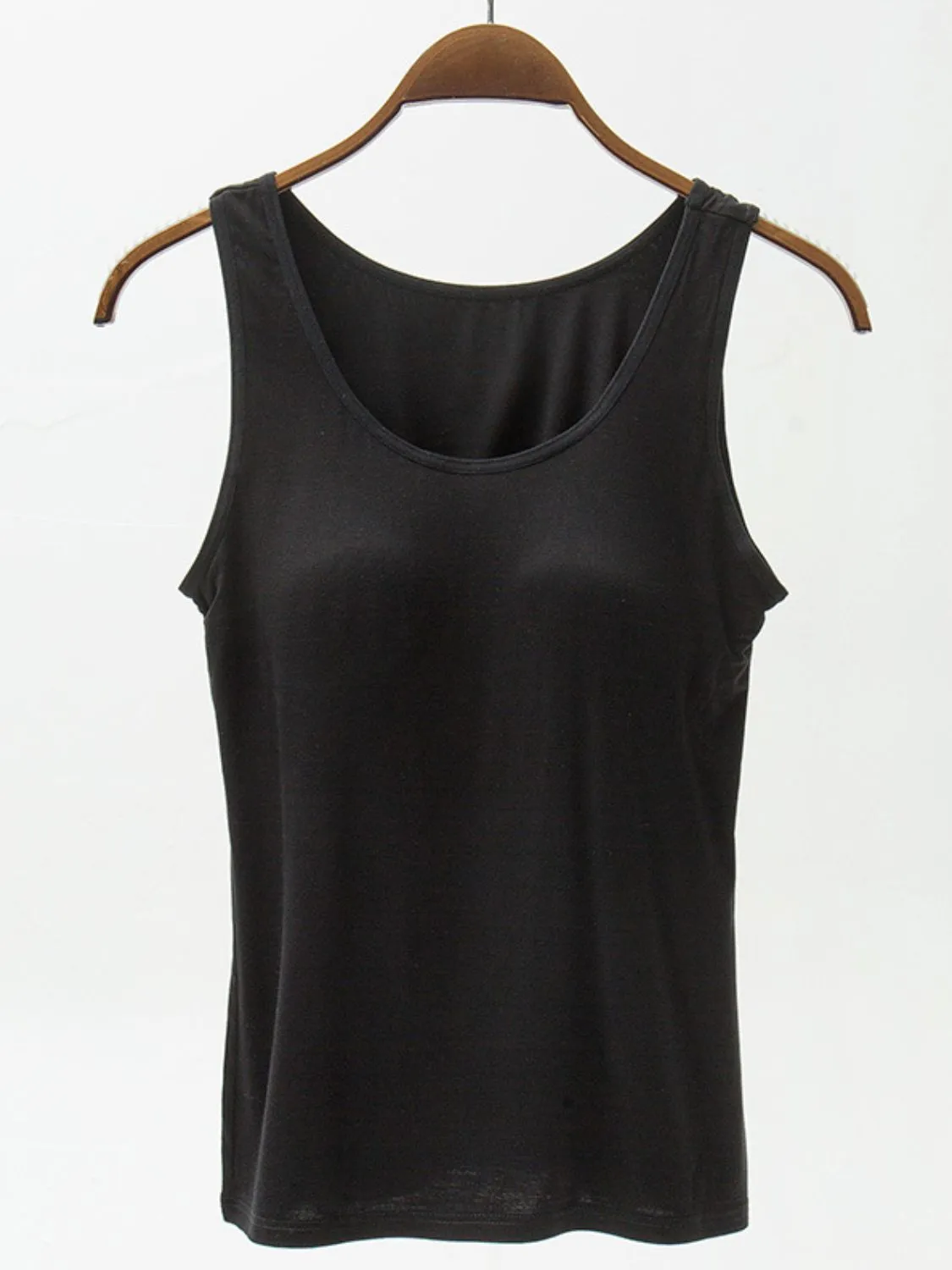 Wide Strap Modal Tank with Bra