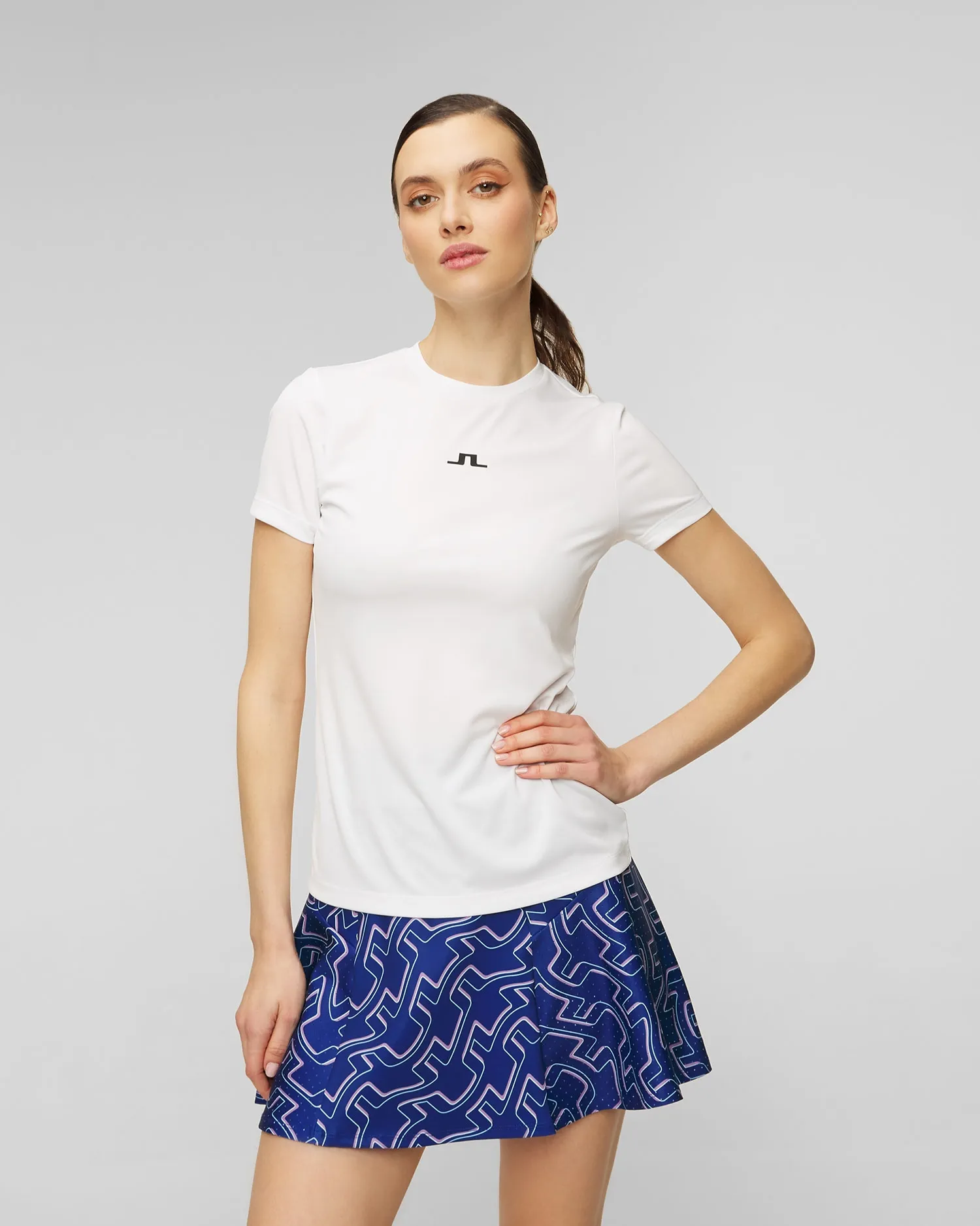 Women's white t-shirt J.Lindeberg Ada AWJT10053-white