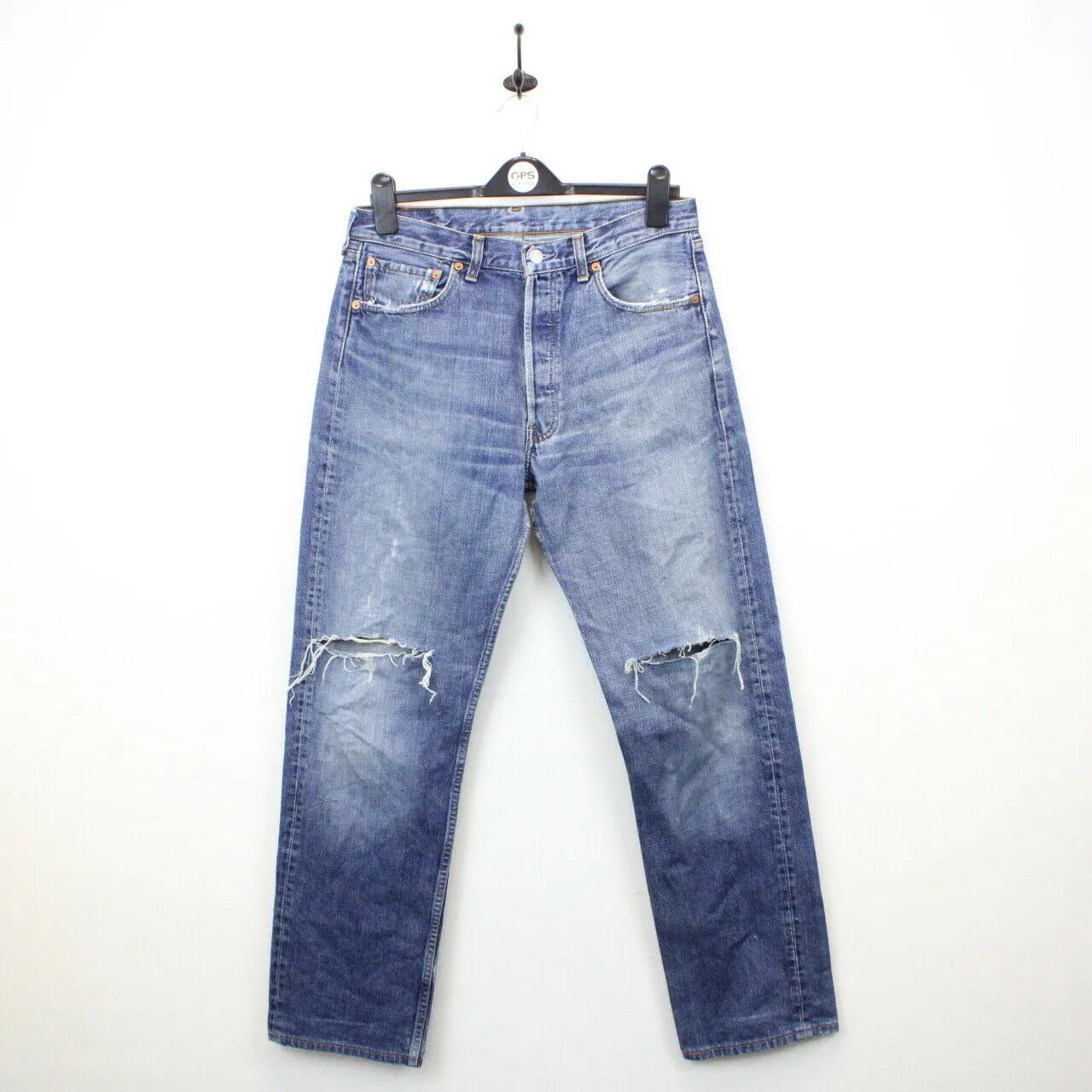 Womens LEVIS 501 Jeans Mid Blue | W33 L32