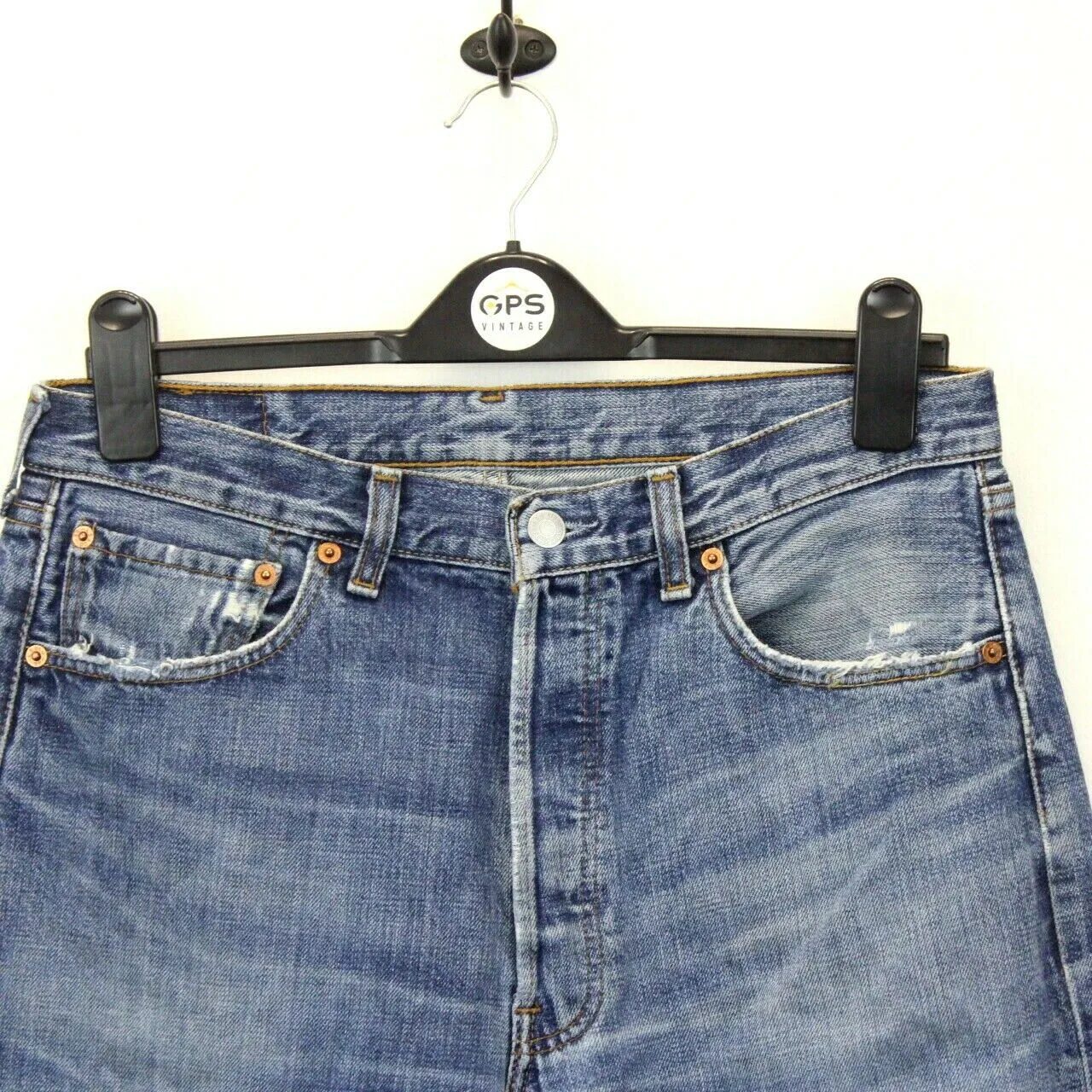 Womens LEVIS 501 Jeans Mid Blue | W33 L32