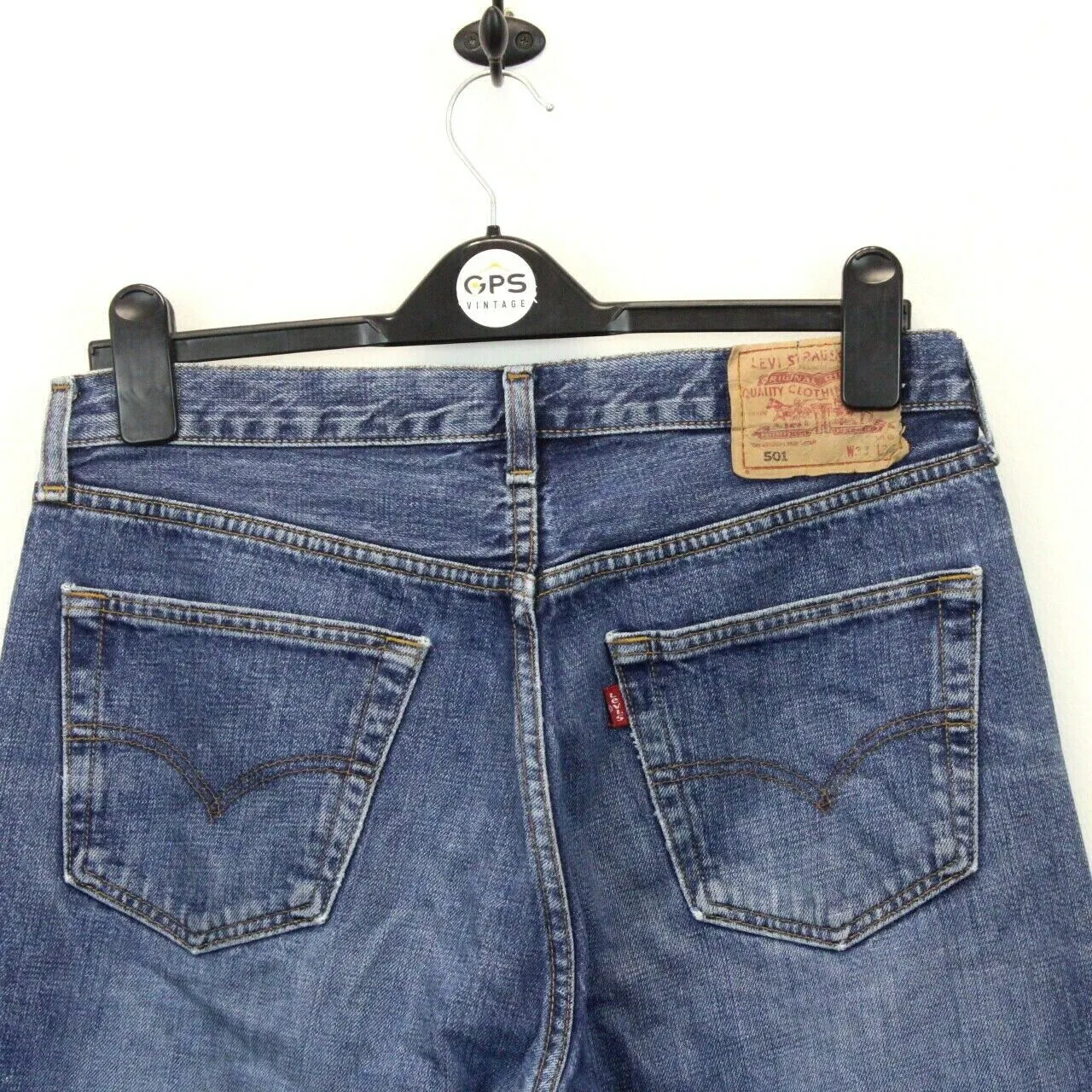 Womens LEVIS 501 Jeans Mid Blue | W33 L32