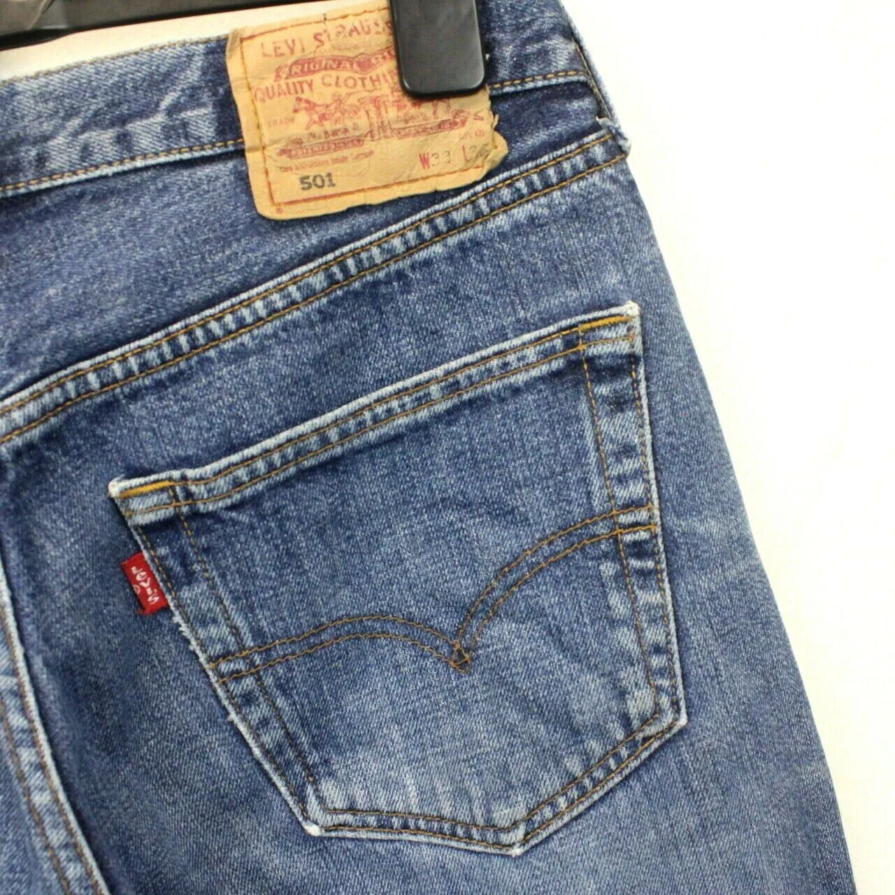 Womens LEVIS 501 Jeans Mid Blue | W33 L32