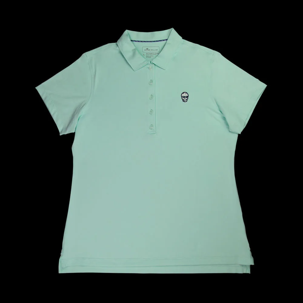 Women's Seafoam Skull Polo