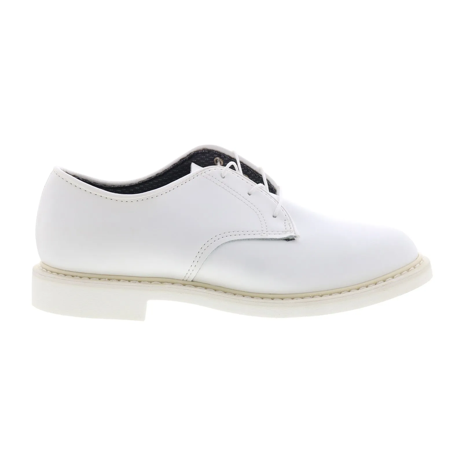 Women's White Plain Toe Oxfords by Altama O2 Oxford Leather 609318