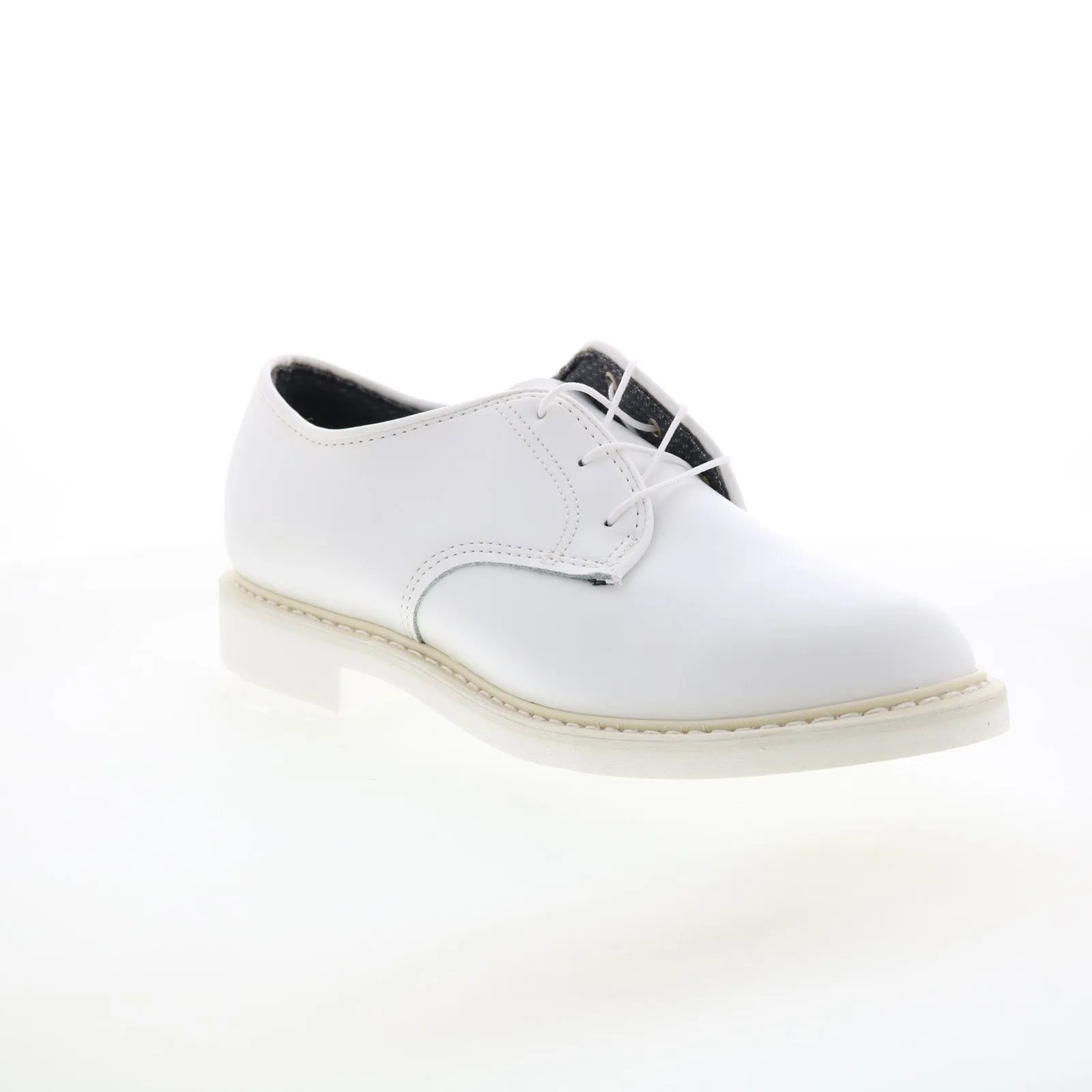 Women's White Plain Toe Oxfords by Altama O2 Oxford Leather 609318