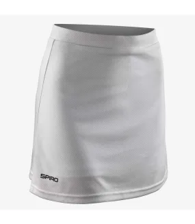 Womens/ladies skort white Spiro