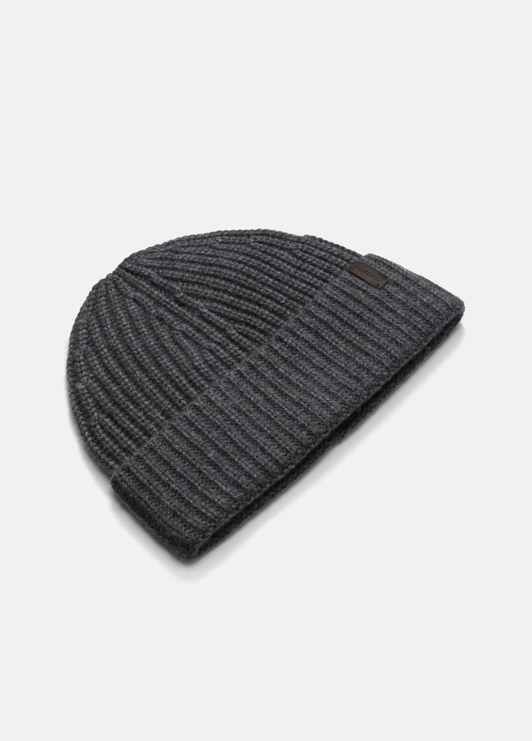 Wool-Cashmere Shaker-Stitch Hat