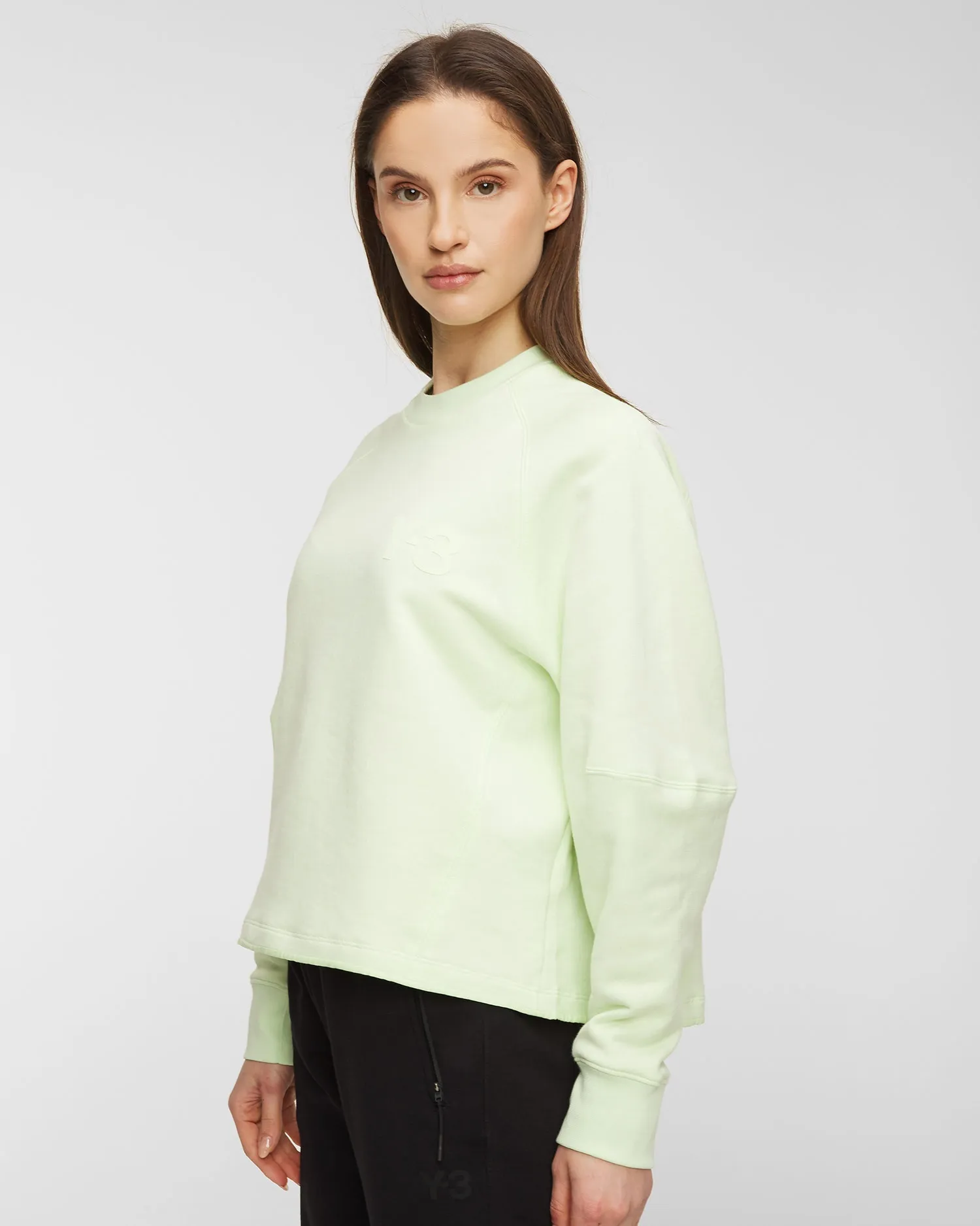 Y-3 W CL LC Crew sweatshirt HG6126-almost-lime