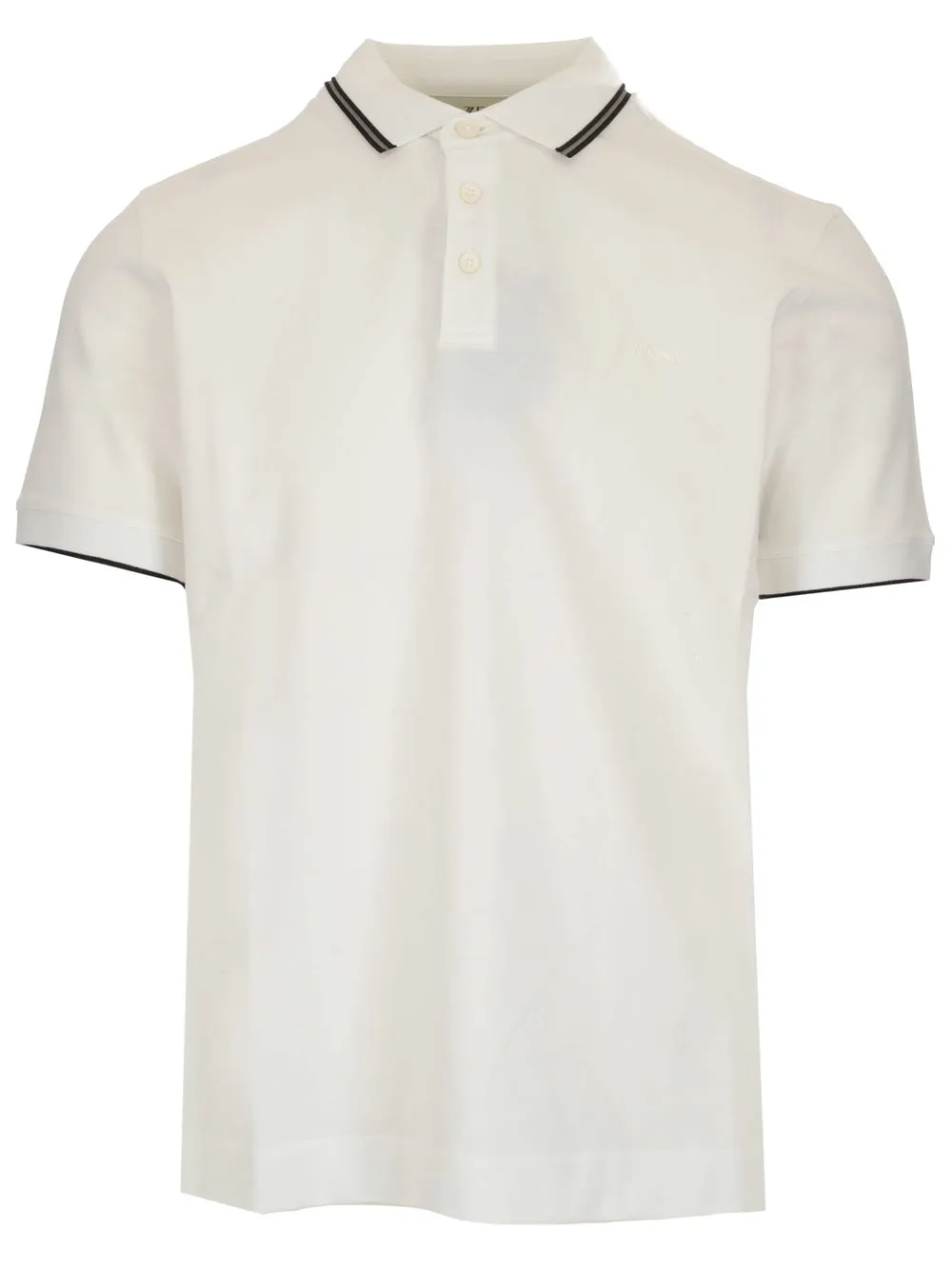 Z Zegna Polo Top with Stripes