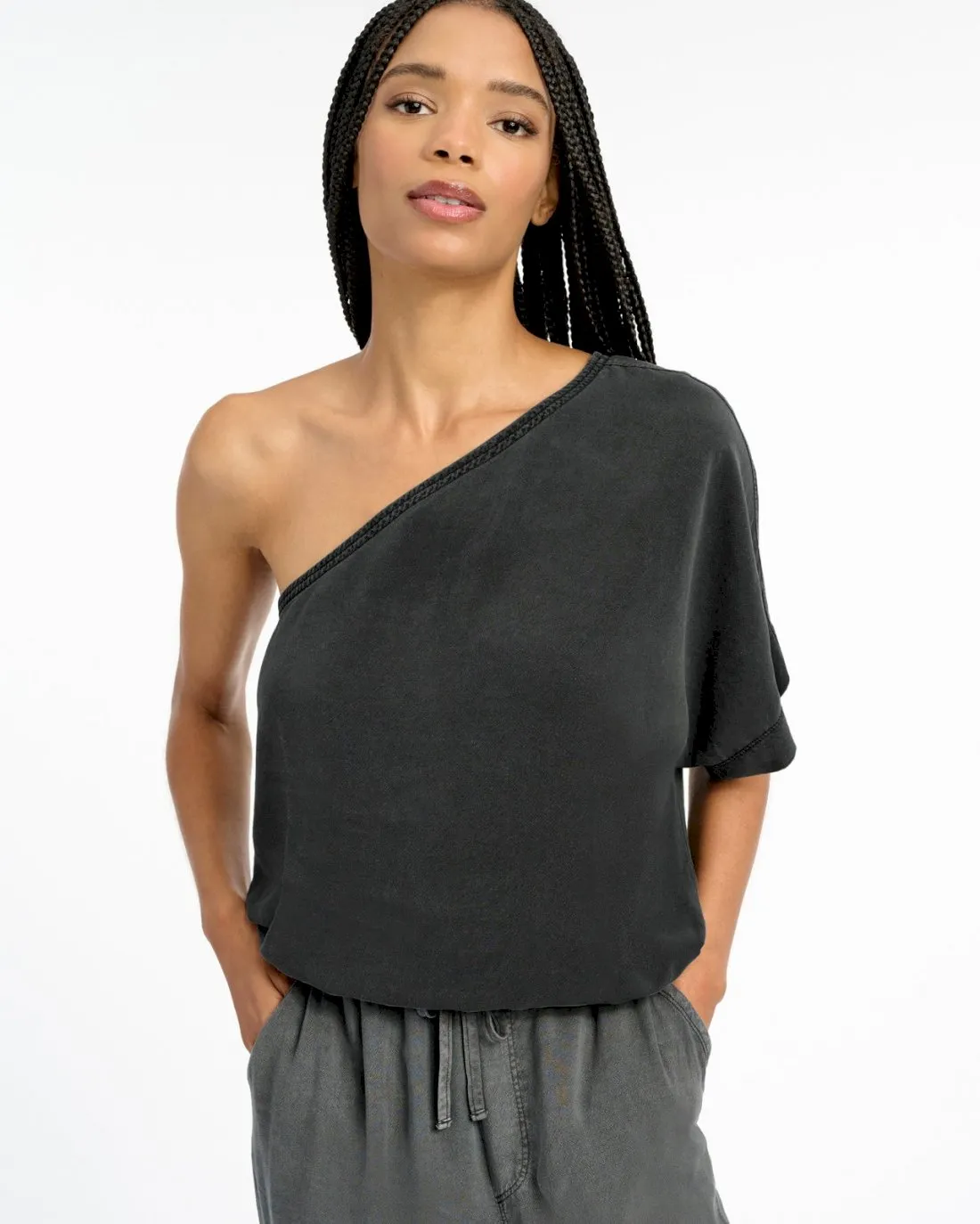 Zinnia One Shoulder Top